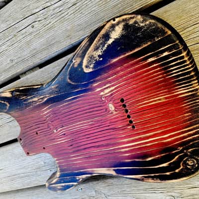 Stratocaster body, barncaster, HSS hardtail image 9