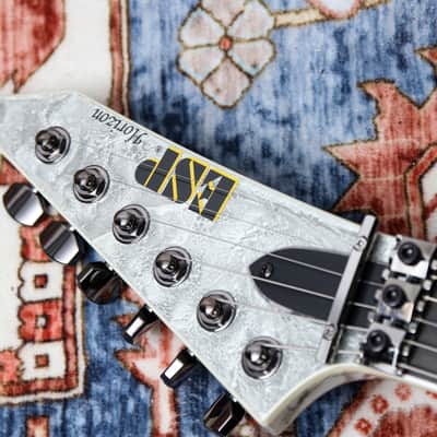 ESP MIJ Original Horizon 1 Limited Edition "Liquid Metal Silver + Ebony" (2025) image 14