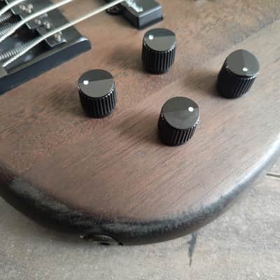 1990's Aria Pro II IGB-50 Integra Active PJ Bass Guitar (Mahogany) image 2