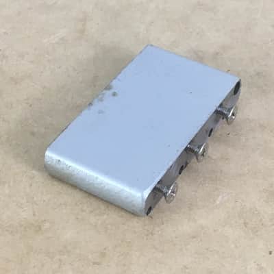 Vintage 1980s Fender Japan Lefty MIJ Tremolo Strat Block 56.5mm Spacing Stratocaster Bridge Steel image 12