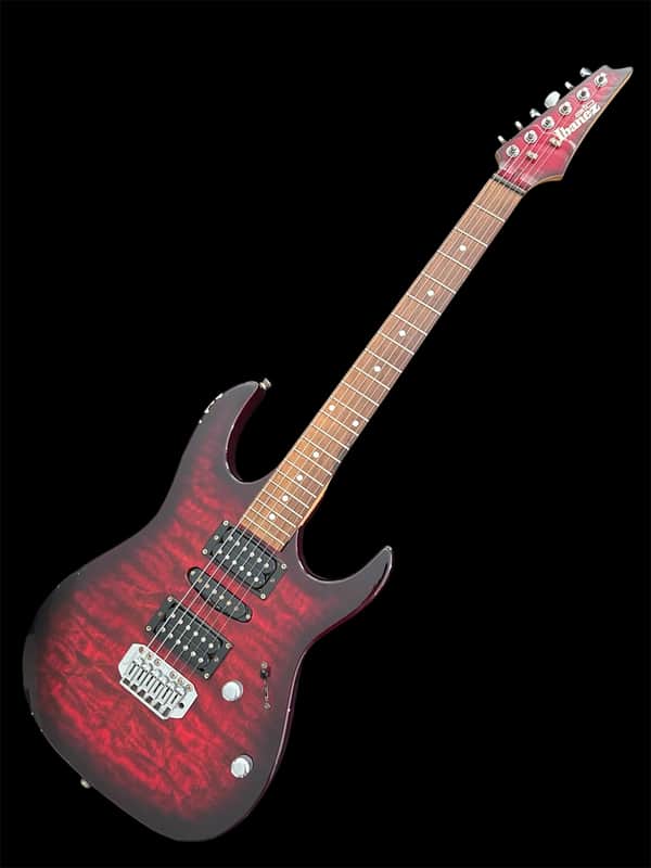 Ibanez GRX70QA-TRB Gio 2011 - Present - Transparent Red Burst image 1