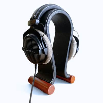 Beyerdynamic DT 990 Pro 250 Ohm Open-Back Over-Ear Monitoring Headphones 2010s - Black/Grey - Mint - Including Stand image 2