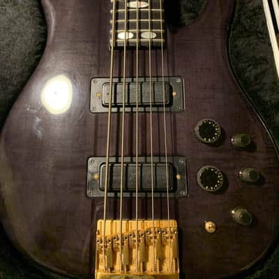 Peavey TL-Five String Bass 1990's Black image 7