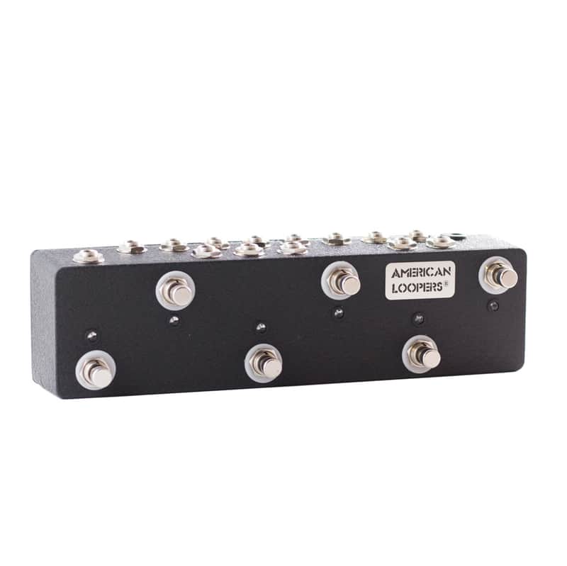 American Loopers 6 Loop Staggered True Bypass Looper Premium Switches Pedal Switcher image 1