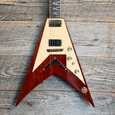 Dean USA Vengeance Pickguard Mahogany - Gloss Natural image 1