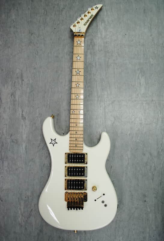 Kramer Richie Sambora Signature Jersey Star Electric Guitar Maple