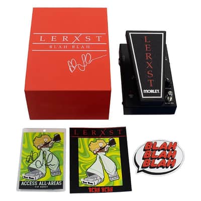 Lerxst Blah Blah Alex Lifeson Signature Wah Pedal by Morley w/ Hand-Signed Backstage Laminate image 2