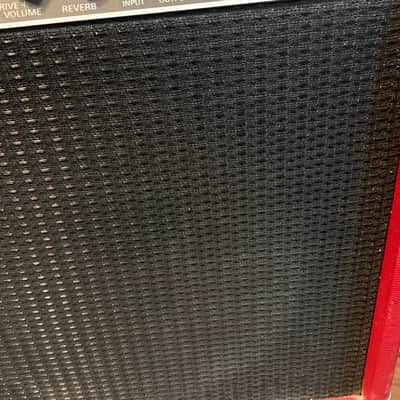 Fender Champ 12 Combo / 18 watt 1/10 inch Fender speaker 1982 - 1986 - Red image 8