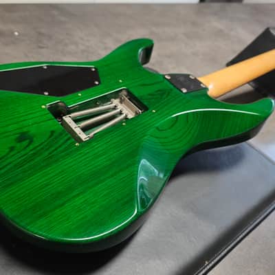 ESP M-III Mirage Green Ash HSH FR Floyd Rose Super Strat MIJ Japan MIII M3 Horizon image 16
