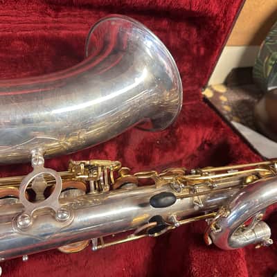 Jupiter JBS-893 Baritone Sax 2001 - Silver plated image 9