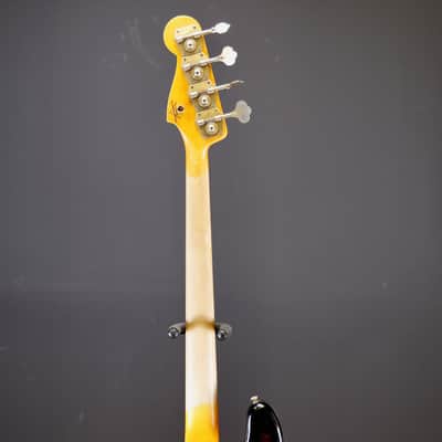 Fender Custom Shop 1961 Jazz Bass Heavy Relic 3A Rosewood Fingerboard 3-Color Sunburst image 10