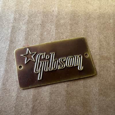 Gibson Vintage 1950's 1960's Gibson Logo Case Badge image 3