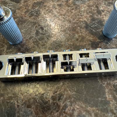 Tune-o-matic Guitar Bridge - Chrome image 3