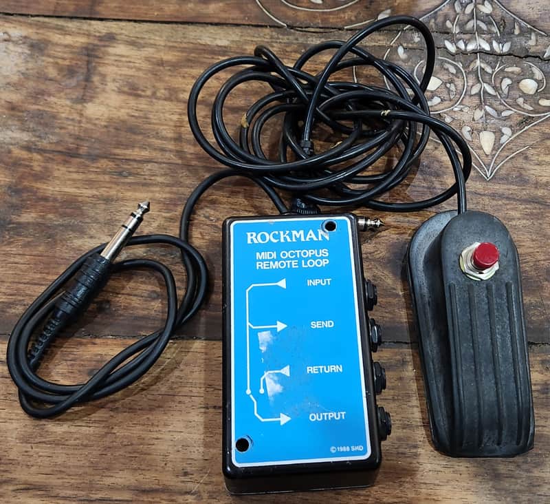 Rockman SR&D Tom Scholz Midi Octopus Remote Loop w Footswitch