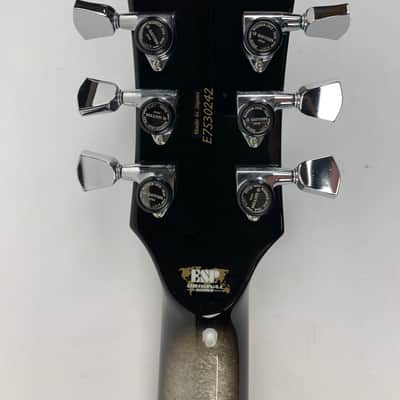 ESP Eclipse Custom Silver Liquid Metal Burst LEFT HANDED Electric Guitar LH + Hard Case MIJ - NEW - IN STOCK image 14
