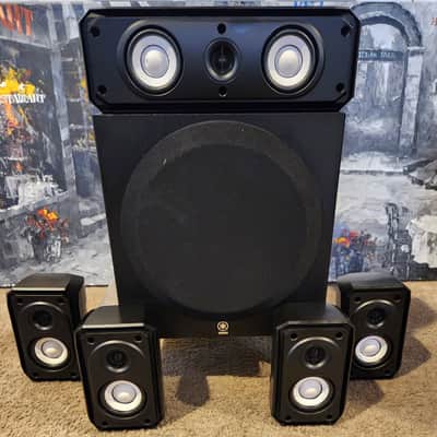 Yamaha Yamaha full 5.1 speaker package 90s - Black image 2