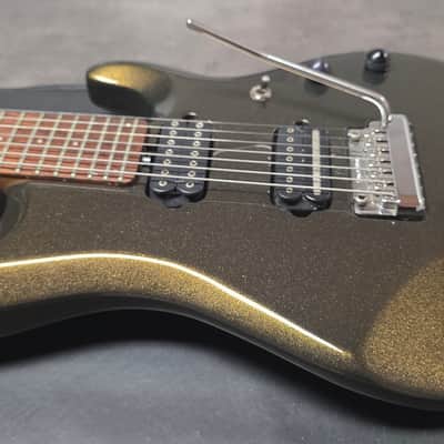 Music Man JP7 USA John Petrucci Signature Olive Gold Sparkle Dream Theater Artist American 7 Seven Guitar image 10