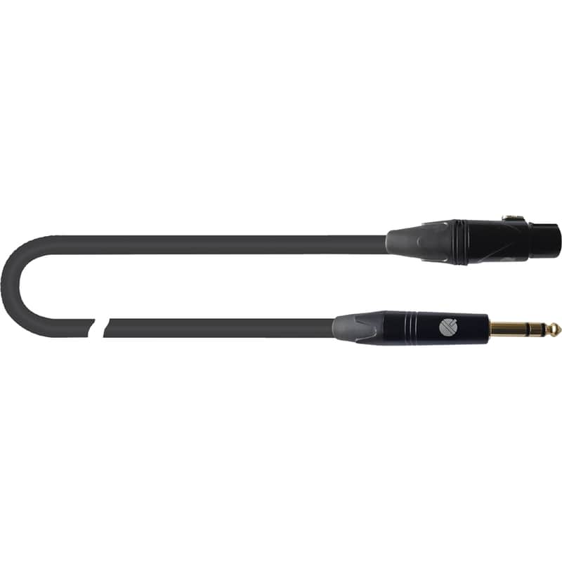 Quik-Lok ITST/FJS-2 B XLR Female/Jack Stereo 6.3 2 mt image 1