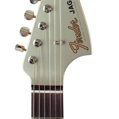 New Fender Custom Shop '63 Jaguar Deluxe Closet Classic Aged Inca Silver w/Matching Painted Headstock image 5