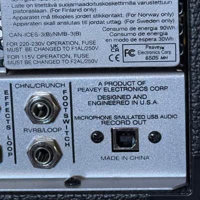 Peavey Amp Stack 6505 MH & 112- 6 1x12” Cab 2025 - Black image 24