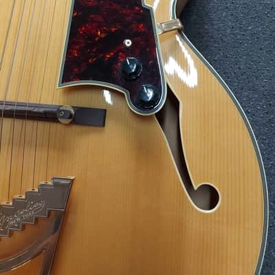 D'Angelico Excel EXL-1 Hollow Body Archtop with Pau Ferro Fretboard Natural image 6