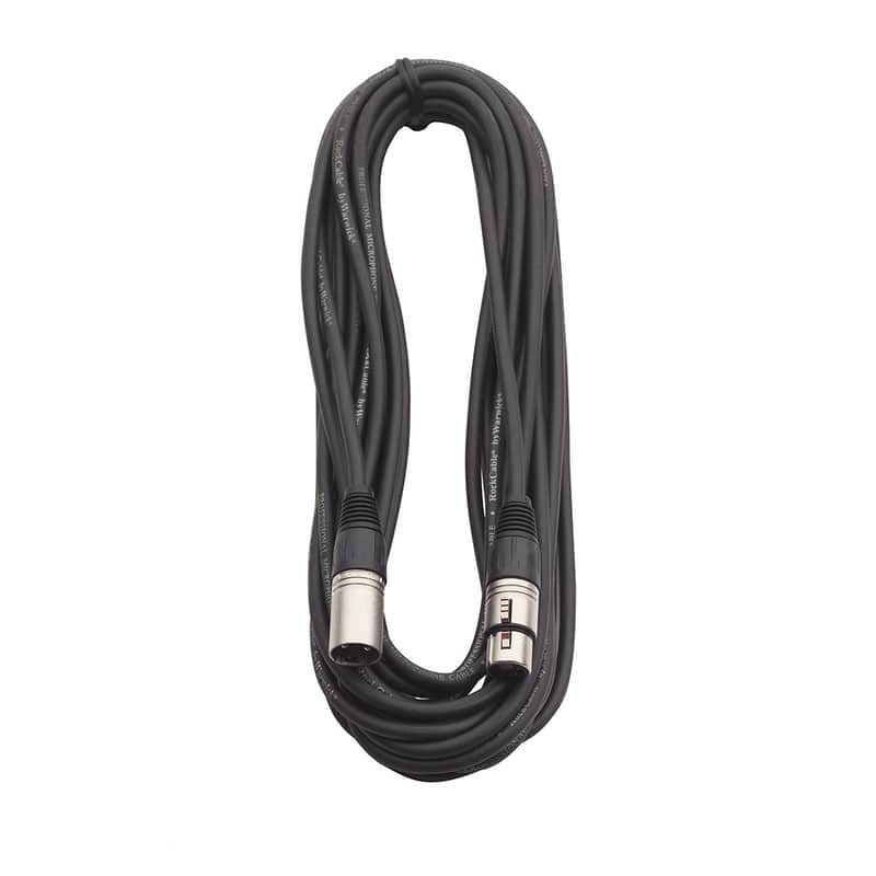 RockCable Microphone Cable - XLR (male) / XLR (female) - 15 m / 49.2 ft image 1