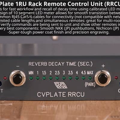 CVPA CVPlate-RST All-Tube Class-A Stereo Plate Reverb - Remote - Stereo Drive - PREORDER image 10