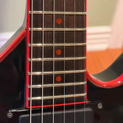 Washburn A20V Stage Series Electric Guitar RARE Black/Red Original OHSC Vintage image 15