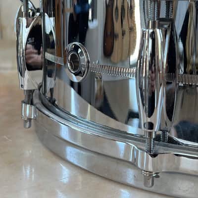 Gretsch Drums Usa Custom 14x05 Chrome over Brass image 4