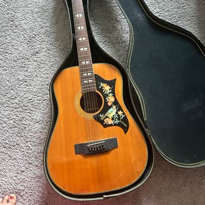 Estrada Vintage 12-String Acoustic Guitar w/ Hard Case – Made in Japan image 1