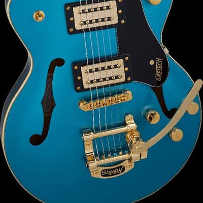Gretsch G2655TG Ltd Edition Streamliner Double-Cut with Bigsby -Riviera Blue image 3