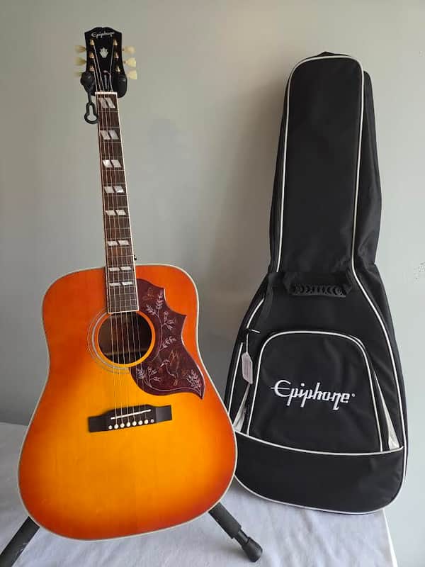 Epiphone Hummingbird Standard Acoustic Cherry Sunburst W/bag image 1