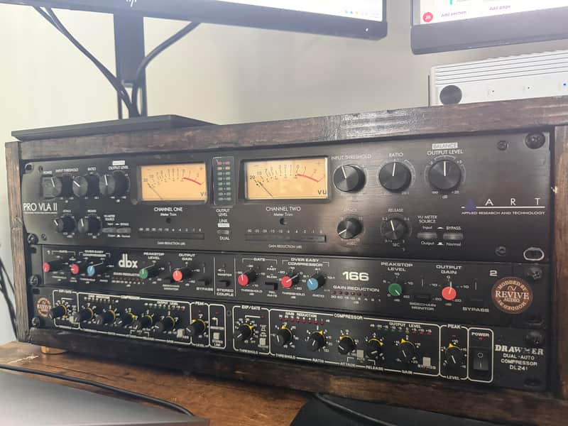 Revive Audio Modified Drawmer DL241 Dual-Auto Stereo Compressor image 1