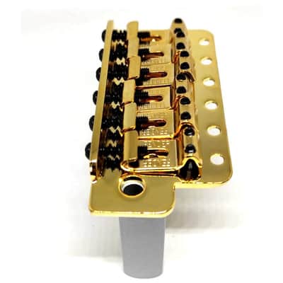 Fender® Vintage style strat bridge assembly Gold 005-3275-000 image 6