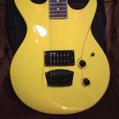 Switch Vibracell Wild I Electric Guitar - DayGlo Yellow image 3