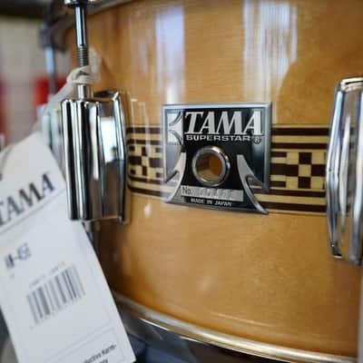 -TAMA/JAPAN 50th Limited Superstar Mastercraft Artwood Re-Issue 6.5 x 14" Artwood Pure Birch Snare Drum image 1