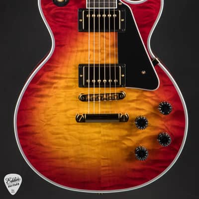 Gibson Custom Shop Dealer Select Les Paul Custom 5A Quilt "Tree Of Life" Fireburst #CS601367 image 2