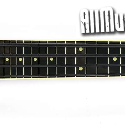 DeArmond Ashbory Blue Trave Electric Bass Guitar w/ Gig Bag image 2