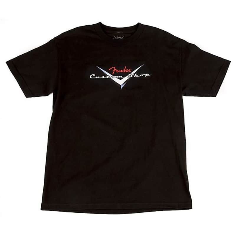 Immagine Fender Custom Shop Original Logo T-Shirt, Black, M 2016 - 1
