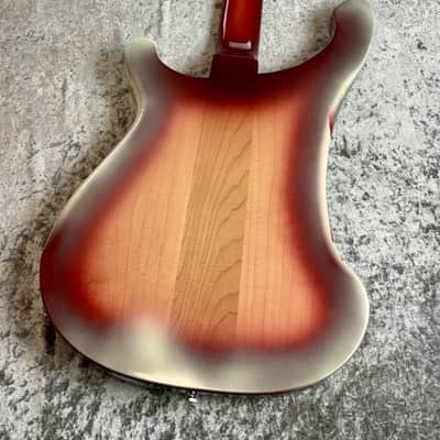 Rickenbacker 4001 C64 Mod. - Firegro "Psychedelic Paint - [4.50Kg] image 8