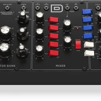 Behringer Model D Authentic Analog Synthesizer with 3 VCOs, Ladder Filter, LFO and Eurorack Format image 6