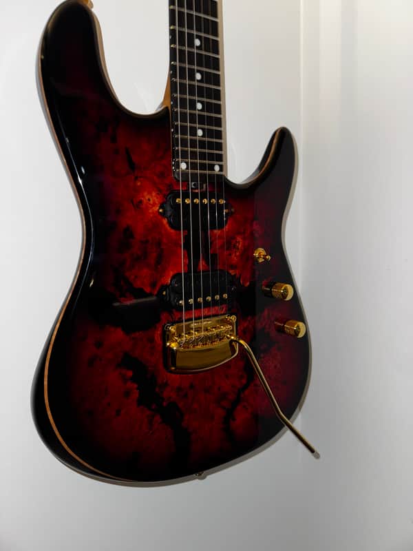 Ernie Ball Music Man Jason Richardson Signature Cutlass 6 - Rorschach Red image 1