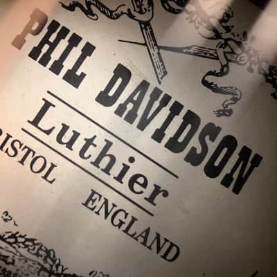 Beautiful Phil Davidson Luthier Made Flat Top Mandolin Type A - Made in Bristol England image 4