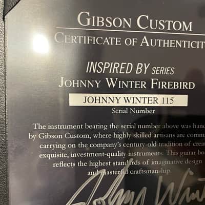 Gibson Firebird Custom Johnny Winter n°115 image 11