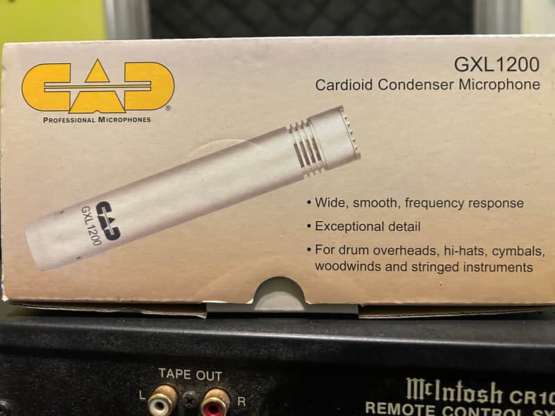 CAD GXL1200 Small Diaphragm Cardioid Condenser Microphone 2010s - Silver image 1
