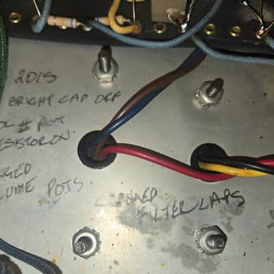 Traynor YBA-1 Bass Master 40-Watt Guitar / Bass Amp Head Late 1960s - Mid 1970s - Black image 14