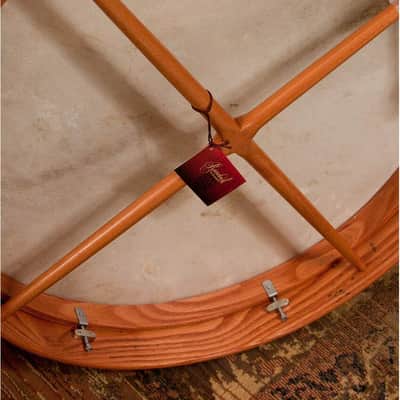 Red Cedar Bodhran Cross-Bar Drum - 26" x 3.5" image 3