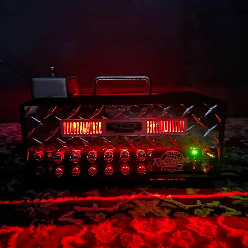 Mesa Boogie Mini Rectifier 25 Amp 2010's Chrome UK / European Power Supply Guitar Amplifier image 1