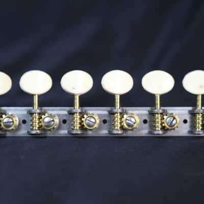 Vintage Waverly 6 On-a-Plate Tuners 1960's Nickel NOS! UNUSED! image 1