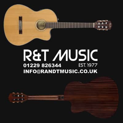 Fender CN-140SCE Nylon-String Acoustic Guitar in Natural image 6